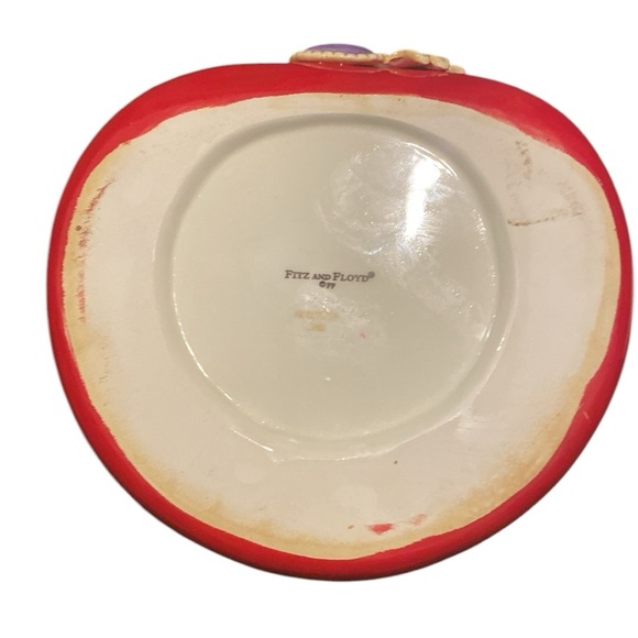 FITZ and Floyd Red Hat Trinket Jewelry Box with Lid - Picture 8 of 8